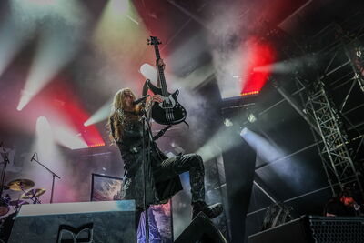 Septicflesh, groupe grec de Death Metal symphonique, en concert au Hellfest 2026 à Clisson.
