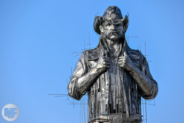 Statue de Lemmy Kilmister au Hellfest 2022