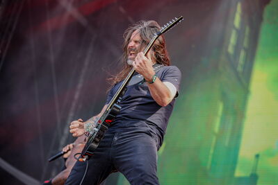 Le groupe Sepultura sur scène lors du Hellfest 2026, vendredi 19 juin.