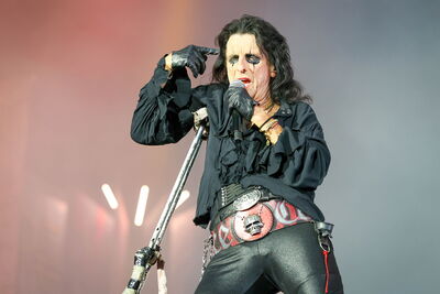 Alice Cooper en concert au Hellfest 2026 à Clisson.