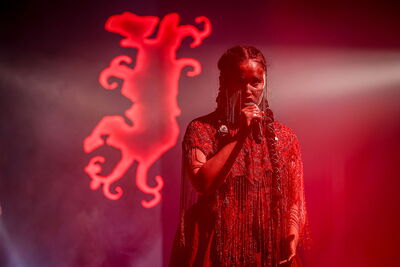 Igorrr sur scène au Hellfest 2026 à Clisson.