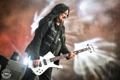 Arch Enemy on stage during their set at Wacken Open Air 2026