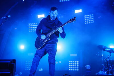 The Dillinger Escape Plan en concert au Hellfest 2026 à Clisson.