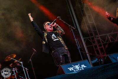 Bear McCreary performing on the Headbangers Stage at Wacken Open Air 2026
