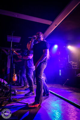 Skyline, the wacken band, is playing on stage at the LGH before Wacken Open Air 2025