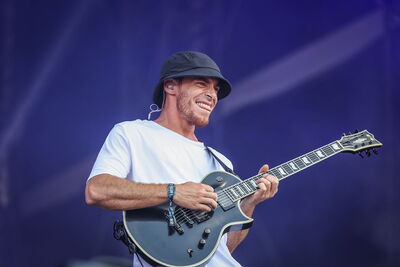 Crisix, groupe espagnol de Thrash Metal, en concert au Hellfest 2026 à Clisson.