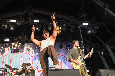 Kublai Khan TX, groupe américain de Metalcore, en concert au Hellfest 2026 à Clisson.