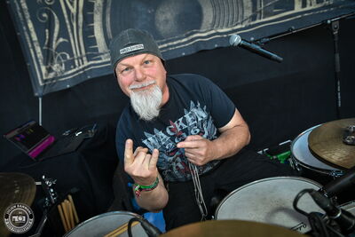 Skyline, the wacken band, portraits in backstage during Wacken Open Air 2025