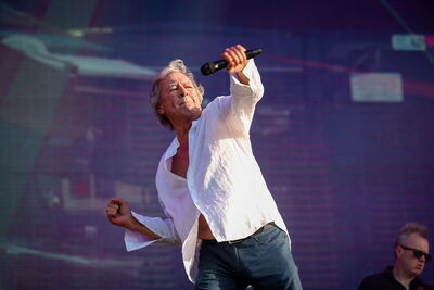 Le groupe Deep Purple sur scène lors du Hellfest 2026 à Clisson.