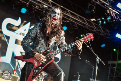 Franco Vittore, lead guitarist of Castle Rat, performing at Wacken Open Air 2026