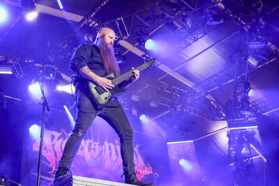 Rivers Of Nihil en concert au Hellfest 2026 à Clisson.