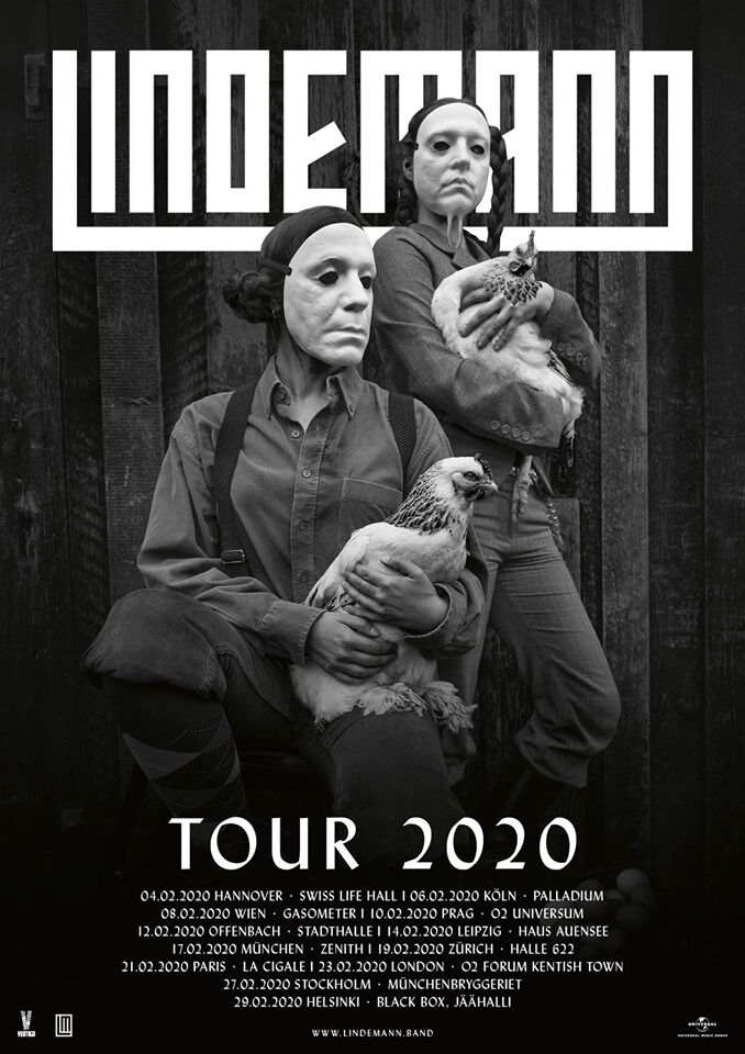 [LINDEMANN] Première tournée annoncée !