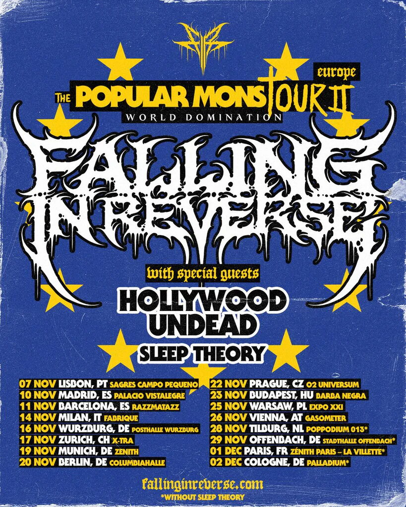 Falling in Reverse vient renverser Paris !