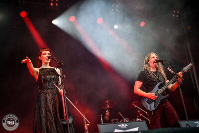 Bear McCreary performing his metal project The Singularity at Wacken Open Air 2026