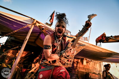 Megabosch play at Wasteland Warriors camp at Wacken Open Air 2025