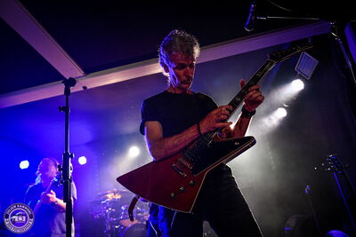 Skyline, the wacken band, is playing on stage at the LGH before Wacken Open Air 2025