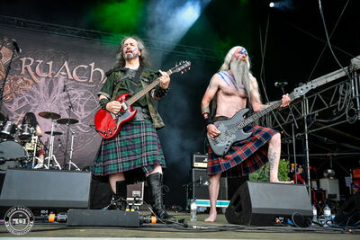 Keith Fay, founder and vocalist of Cruachan, performing at Wacken Open Air 2026