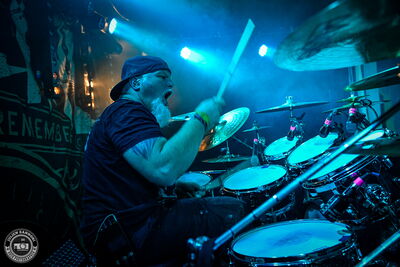 Skyline, the wacken band, is playing on stage at the LGH before Wacken Open Air 2025