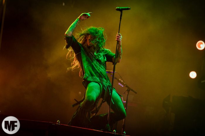 Rob Zombie sur la scène du Knotfest 2019