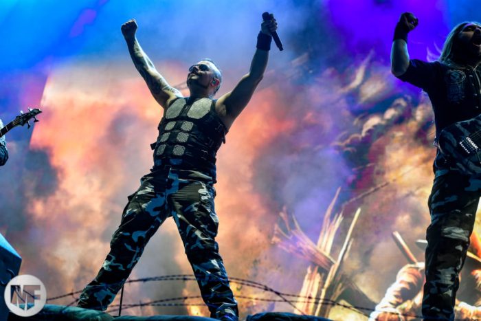 Sabaton sur la scène du Knotfest 2019