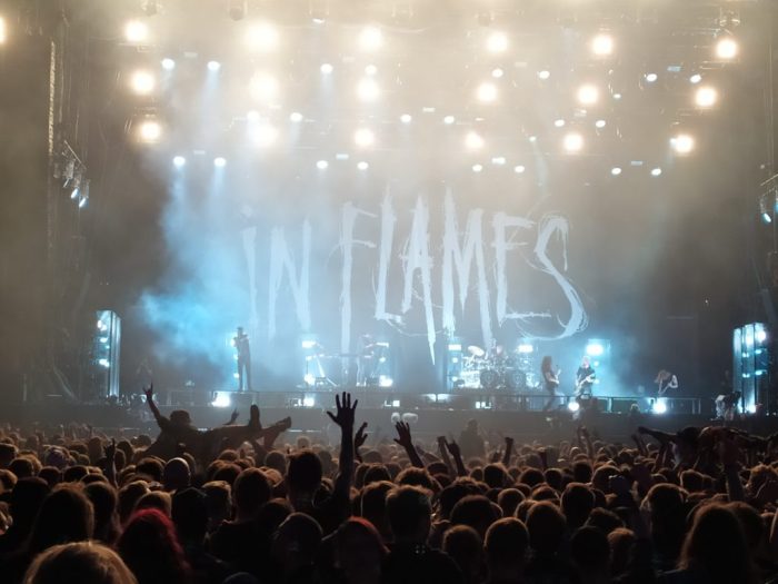 In Flames, vu du pit Summerbreeze