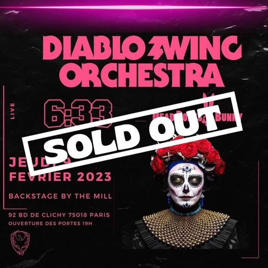 concert diablo swing orchestra - paris 2023
